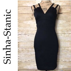 Sinha-Stanic Black Denim Dress